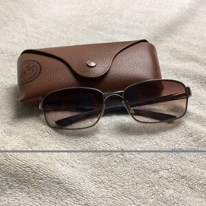 Ray-Ban RB 3413 Brown Sunglasses FRAMES ONLY With Case 59/18 2N Made in Italy